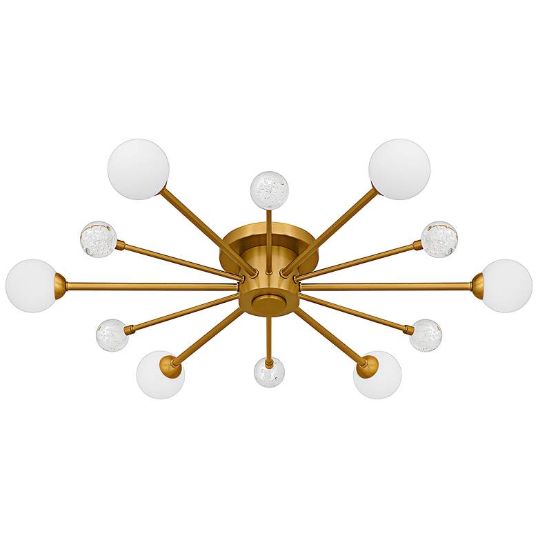 Image 2 Quoizel Combe 30" Wide Brushed Gold 6-Light Ceiling Light more views