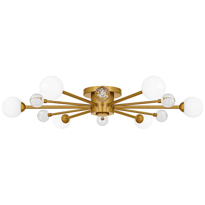 Image 3 Quoizel Combe 30" Wide Brushed Gold 6-Light Ceiling Light more views