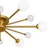 5_Quoizel Combe 30" Wide Brushed Gold 6-Light Ceiling Light more views