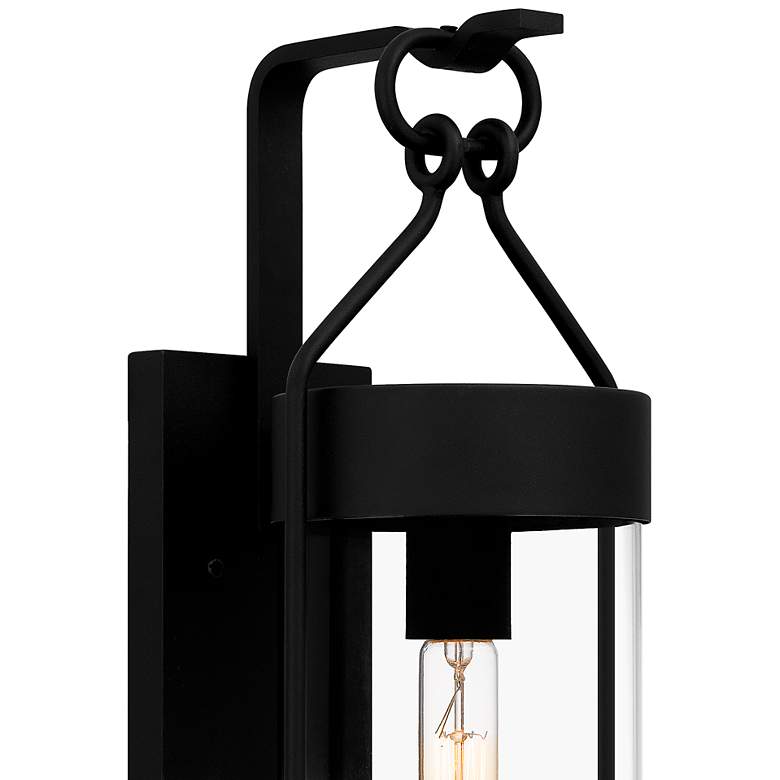 Image 6 Quoizel Corbin 17 1/2" High Earth Black Outdoor Wall Light more views