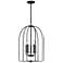 Quoizel Cornell 16" Wide Marcado Black 5-Light Foyer Pendant