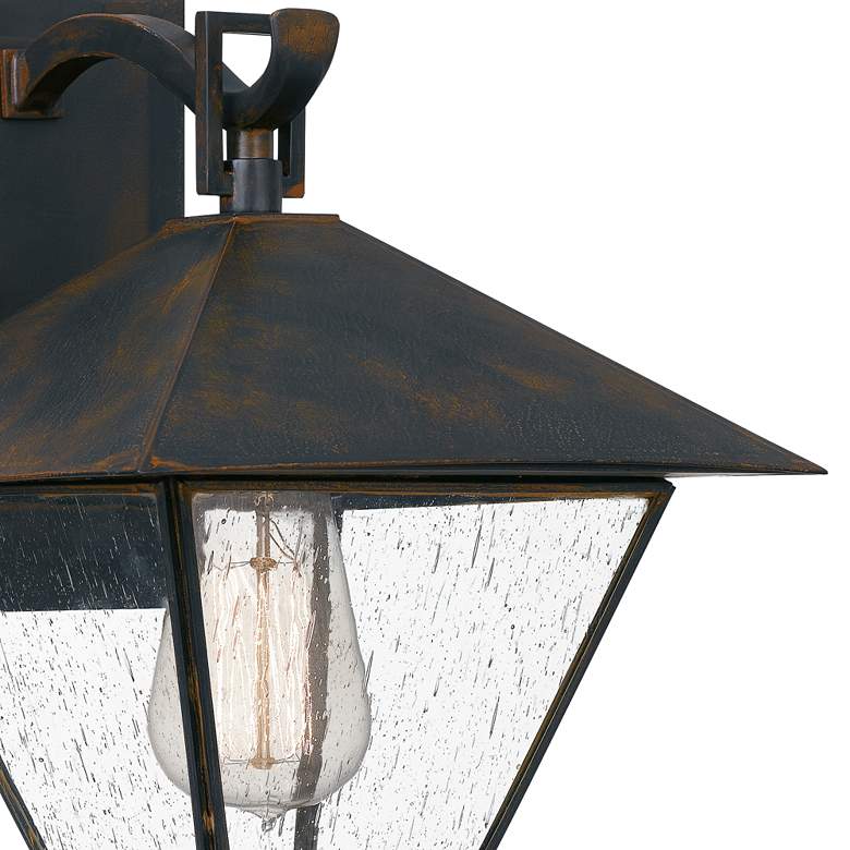 Image 2 Quoizel Corporal 10"H Industrial Bronze Outdoor Wall Light more views
