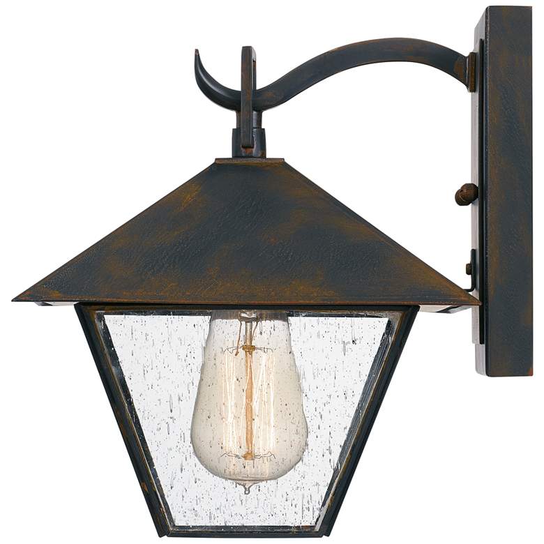 Image 4 Quoizel Corporal 10"H Industrial Bronze Outdoor Wall Light more views