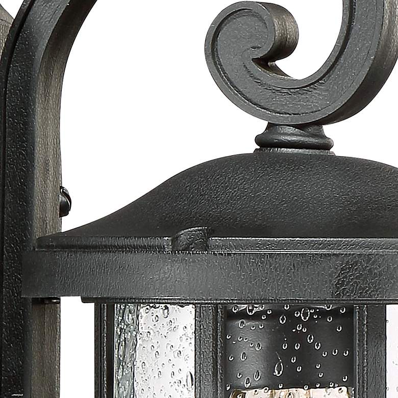 Image 4 Quoizel Crusade 11" High Earth Black Outdoor Wall Light more views