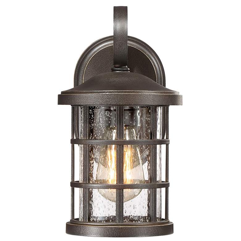 Image 2 Quoizel Crusade 11" High Palladian Bronze Outdoor Wall Light more views