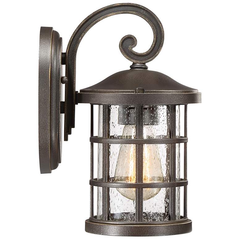 Image 3 Quoizel Crusade 11" High Palladian Bronze Outdoor Wall Light more views
