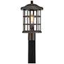 Quoizel Crusade 17 1/4"W Palladian Bronze Outdoor Post Light