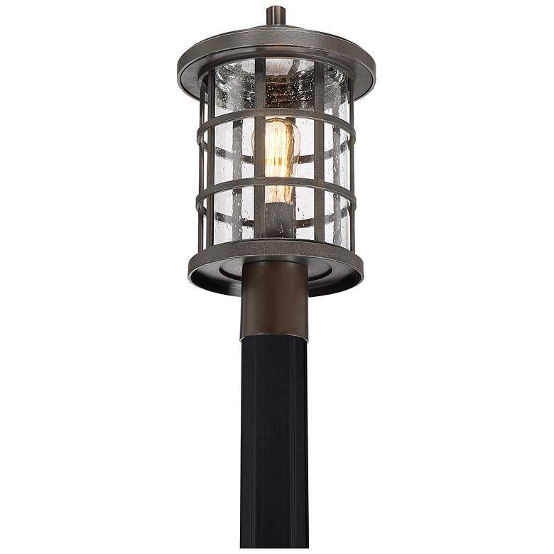Image 5 Quoizel Crusade 17 1/4"W Palladian Bronze Outdoor Post Light more views