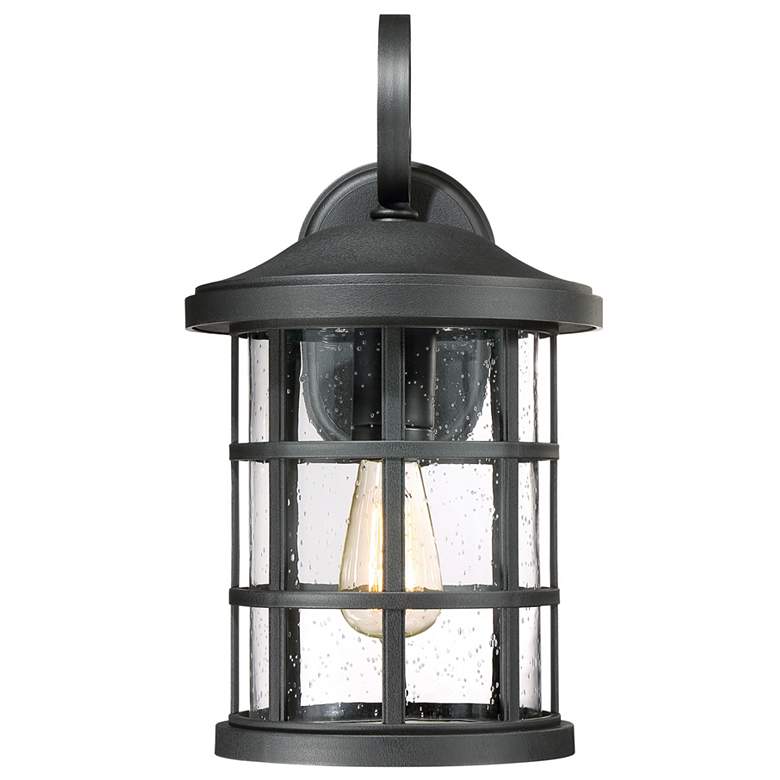 Image 3 Quoizel Crusade 17 3/4" High Earth Black Outdoor Wall Light more views