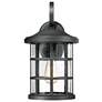 3_Quoizel Crusade 17 3/4" High Earth Black Outdoor Wall Light more views