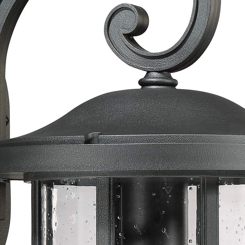 Image 5 Quoizel Crusade 17 3/4" High Earth Black Outdoor Wall Light more views