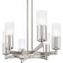 5_Quoizel Cruz 48"W Brushed Nickel 6-Light Linear Chandelier more views