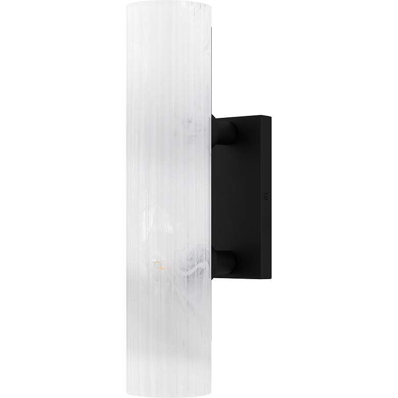 Image 2 Quoizel Curran 18 3/4" High Matte Black Wall Sconce more views