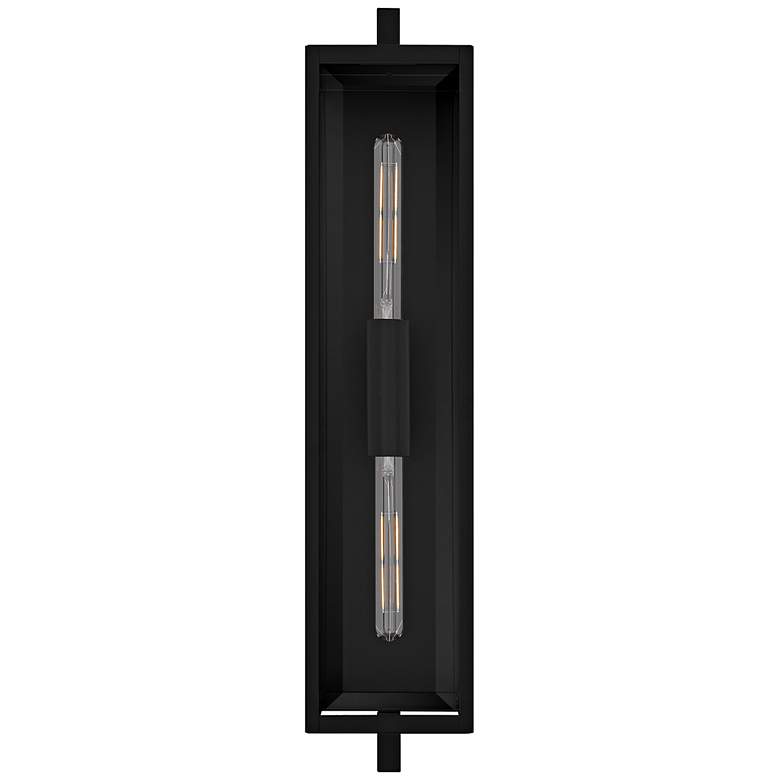 Image 3 Quoizel Dale 32" High Matte Black 2-Light Outdoor Wall Light more views