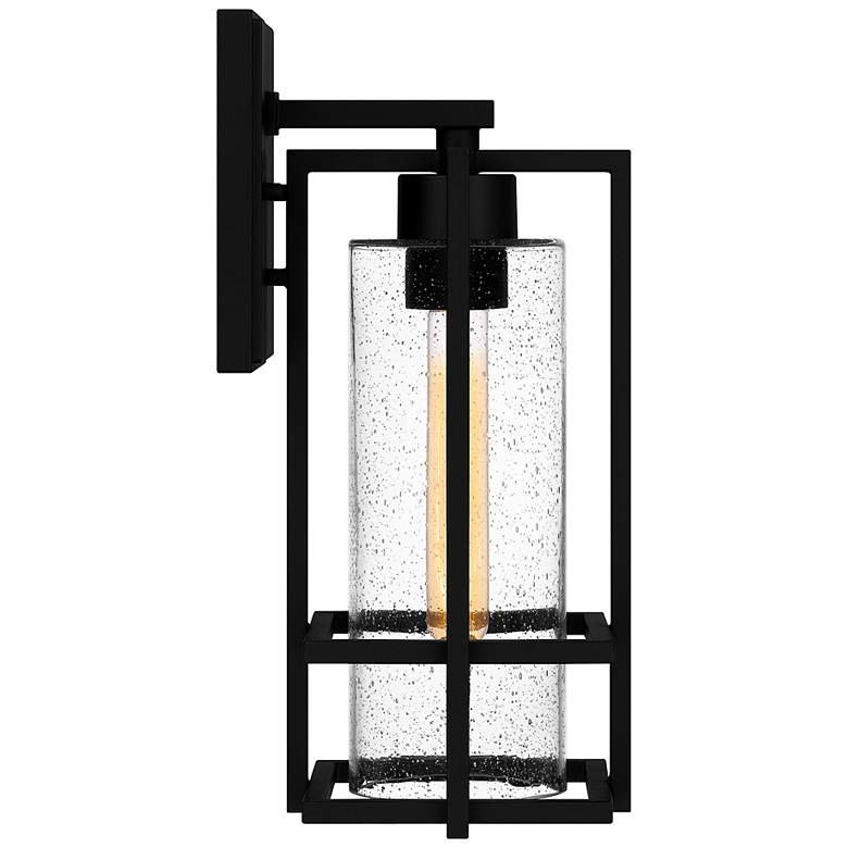 Image 4 Quoizel Damien 14 1/2" High Earth Black Modern Outdoor Wall Light more views