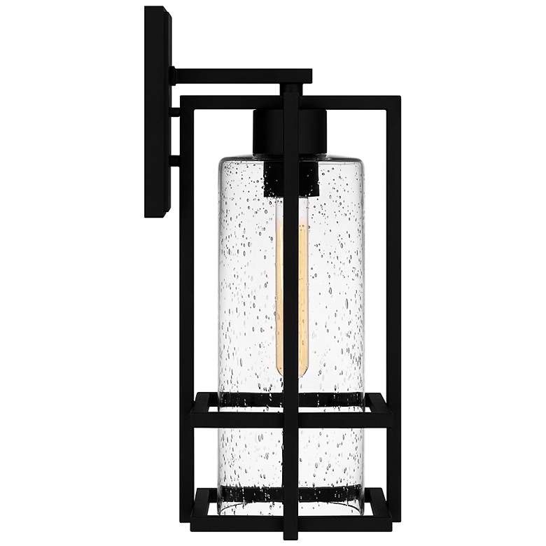 Image 4 Quoizel Damien 17 1/4" High Earth Black Outdoor Wall Light more views