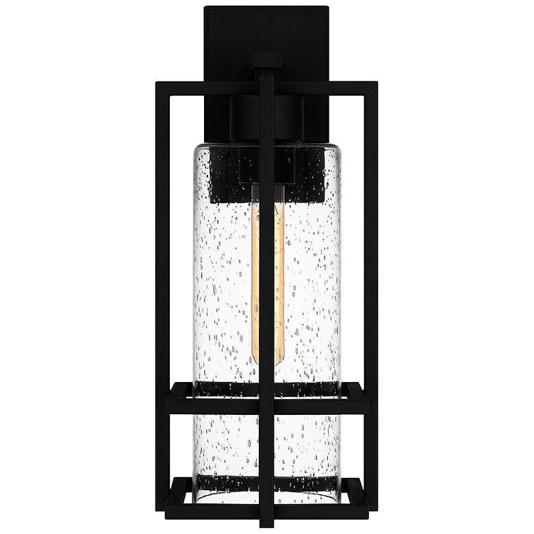 Image 5 Quoizel Damien 17 1/4" High Earth Black Outdoor Wall Light more views