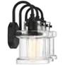 3_Quoizel Danbury 24" Wide Earth Black 3-Light Bath Light more views