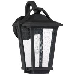 Quoizel Darius 14 3/4" High Earth Black Outdoor Wall Light