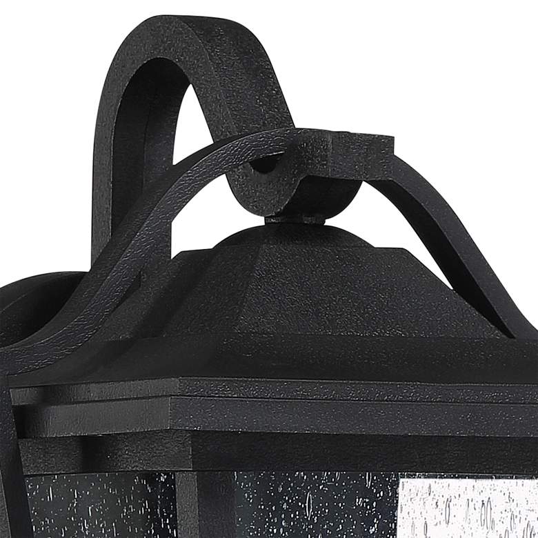 Image 3 Quoizel Darius 14 3/4" High Earth Black Outdoor Wall Light more views