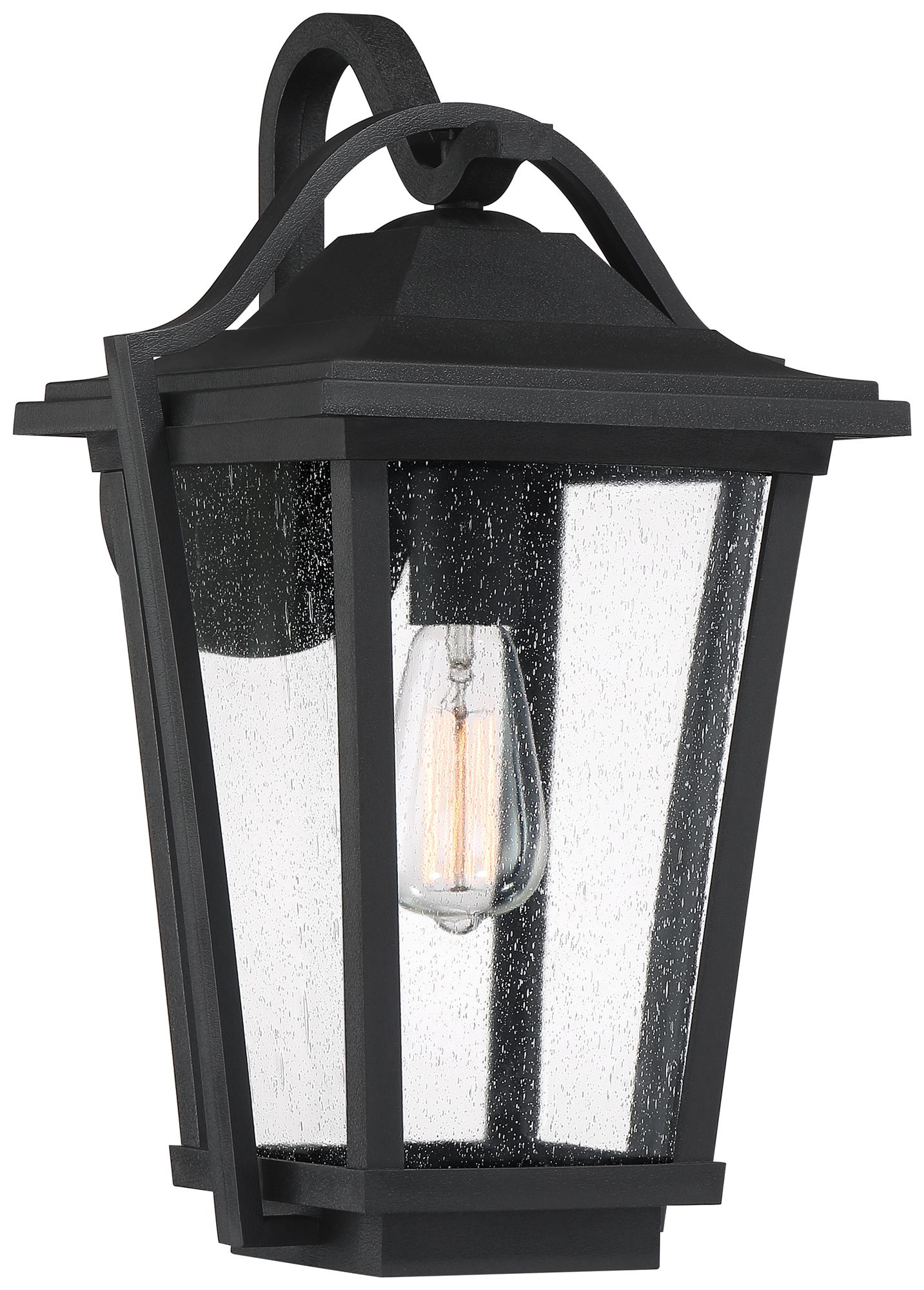 Quoizel Darius 18 1/4" High Earth Black Outdoor Wall Light