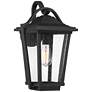 2_Quoizel Darius 18 1/4" High Earth Black Outdoor Wall Light