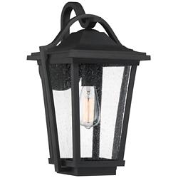 Quoizel Darius 18 1/4" High Earth Black Outdoor Wall Light
