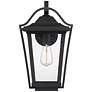 3_Quoizel Darius 18 1/4" High Earth Black Outdoor Wall Light more views
