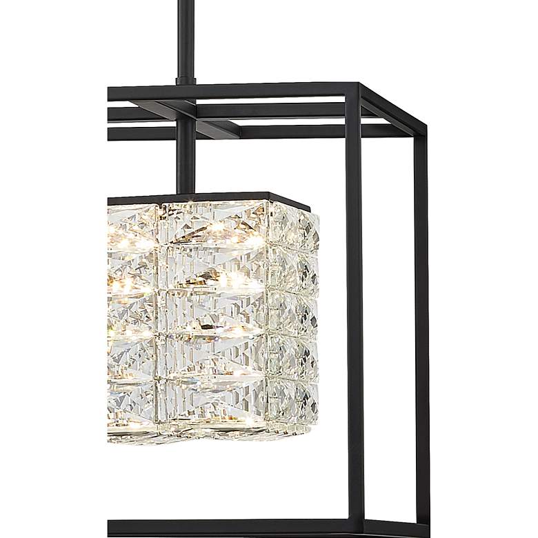 Image 4 Quoizel Dazzle 11 3/4" Wide Matte Black LED Mini Pendant more views