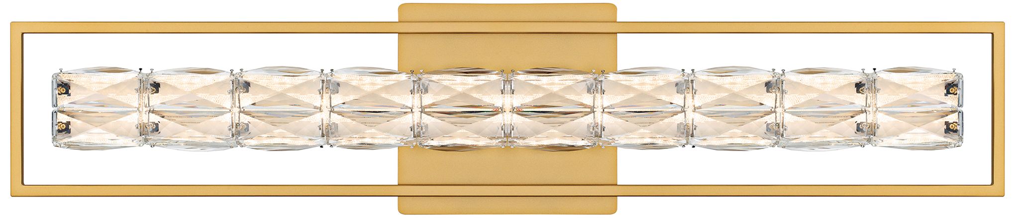 Quoizel Dazzle 33 1/4" Wide Soft Gold LED Bath Light