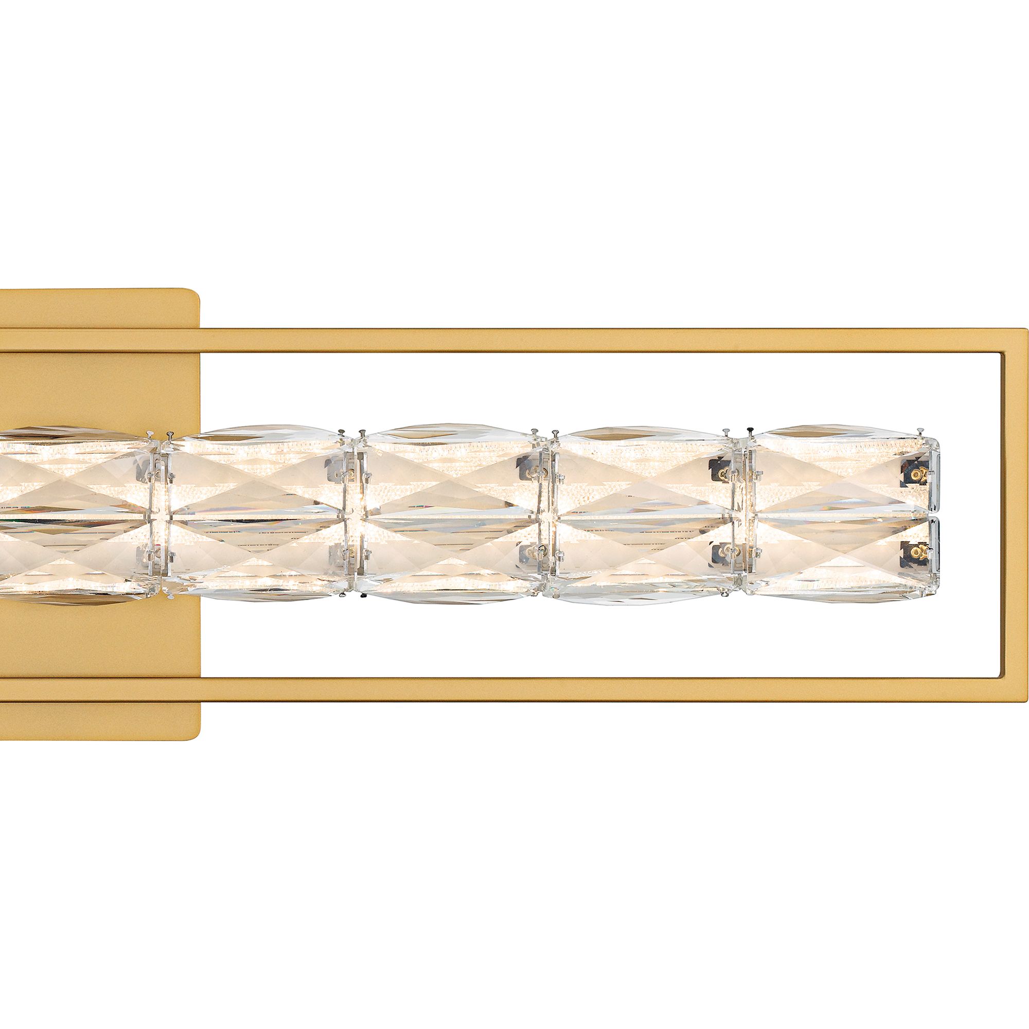 Image 5 Quoizel Dazzle 33 1/4" Wide Soft Gold LED Bath Light more views