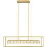 4_Quoizel Dazzle 35 1/2" Wide Soft Gold LED Island Chandelier more views
