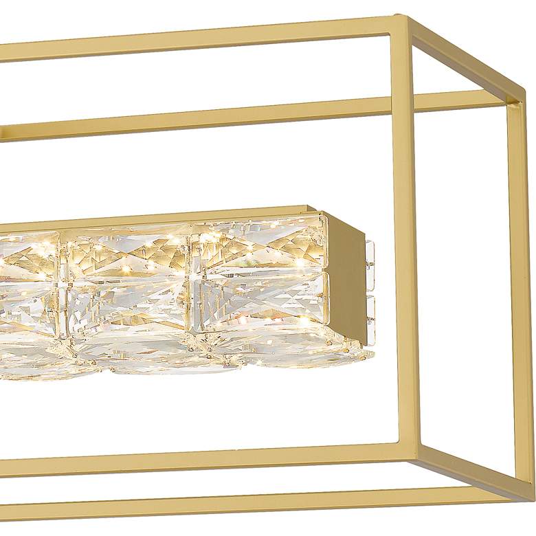 Image 6 Quoizel Dazzle 35 1/2" Wide Soft Gold LED Island Chandelier more views