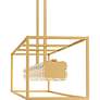 5_Quoizel Dazzle 48" Wide Soft Gold LED Linear Chandelier more views