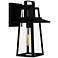 Quoizel Devonport 12 1/2" High Matte Black Outdoor Wall Light