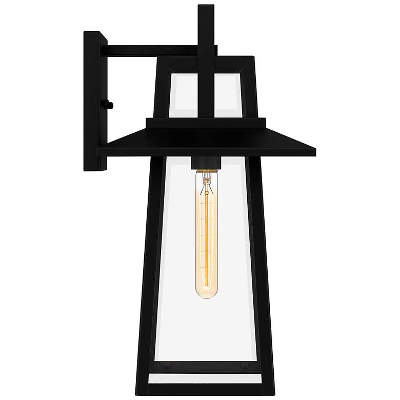 Image 4 Quoizel Devonport 18 1/2 inch High Matte Black Outdoor Wall Light more views