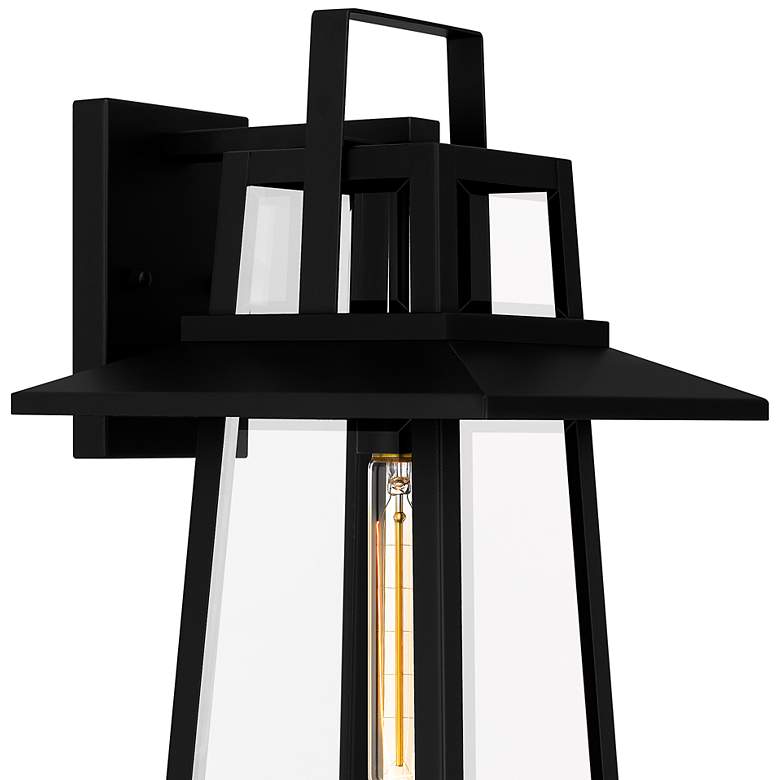 Image 6 Quoizel Devonport 18 1/2" High Matte Black Outdoor Wall Light more views