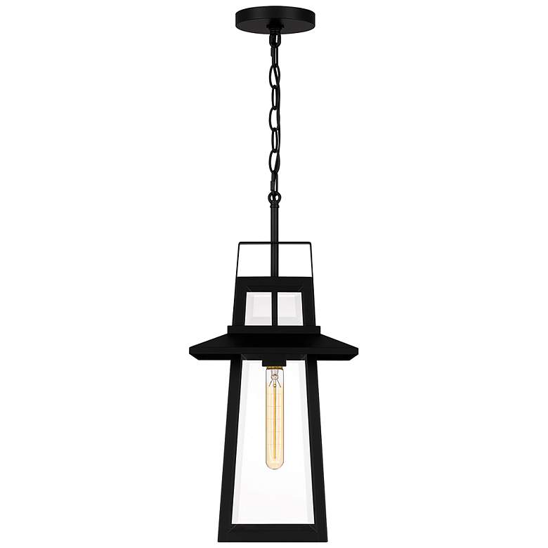 Image 4 Quoizel Devonport 21 3/4 inch High Matte Black Outdoor Hanging Light more views