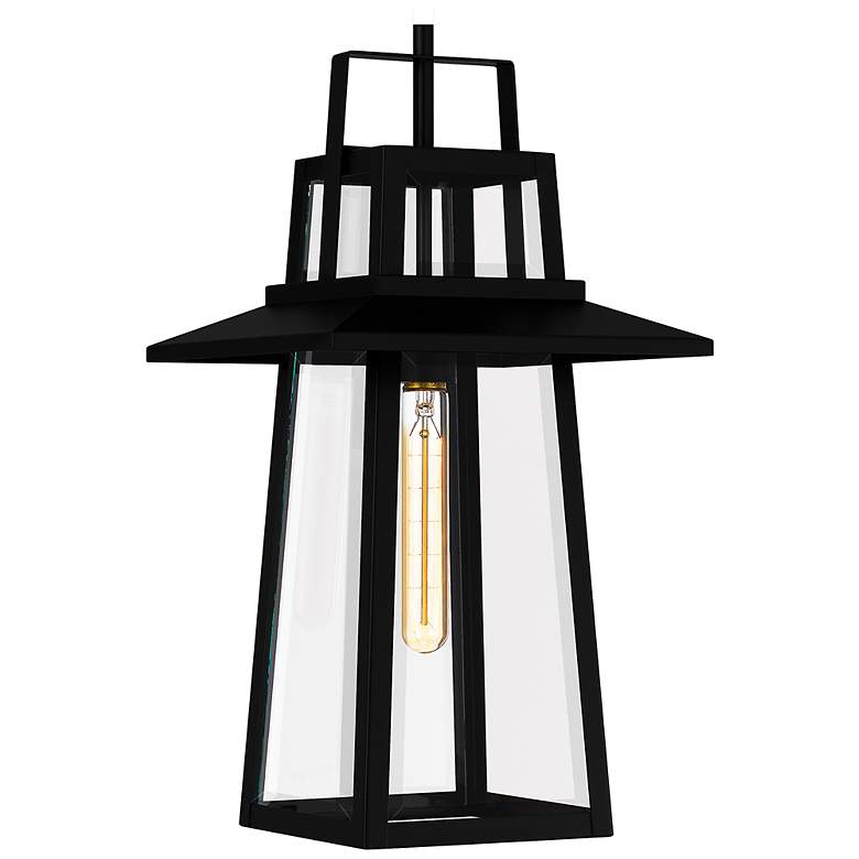 Image 5 Quoizel Devonport 21 3/4" High Matte Black Outdoor Hanging Light more views