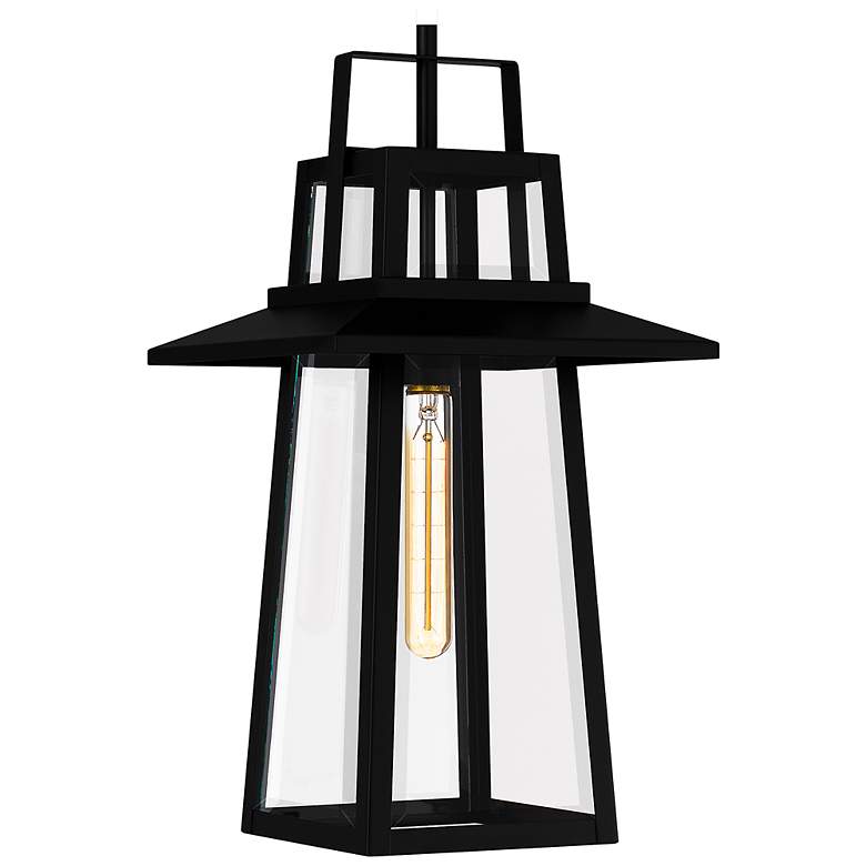 Image 5 Quoizel Devonport 21 3/4 inch High Matte Black Outdoor Hanging Light more views