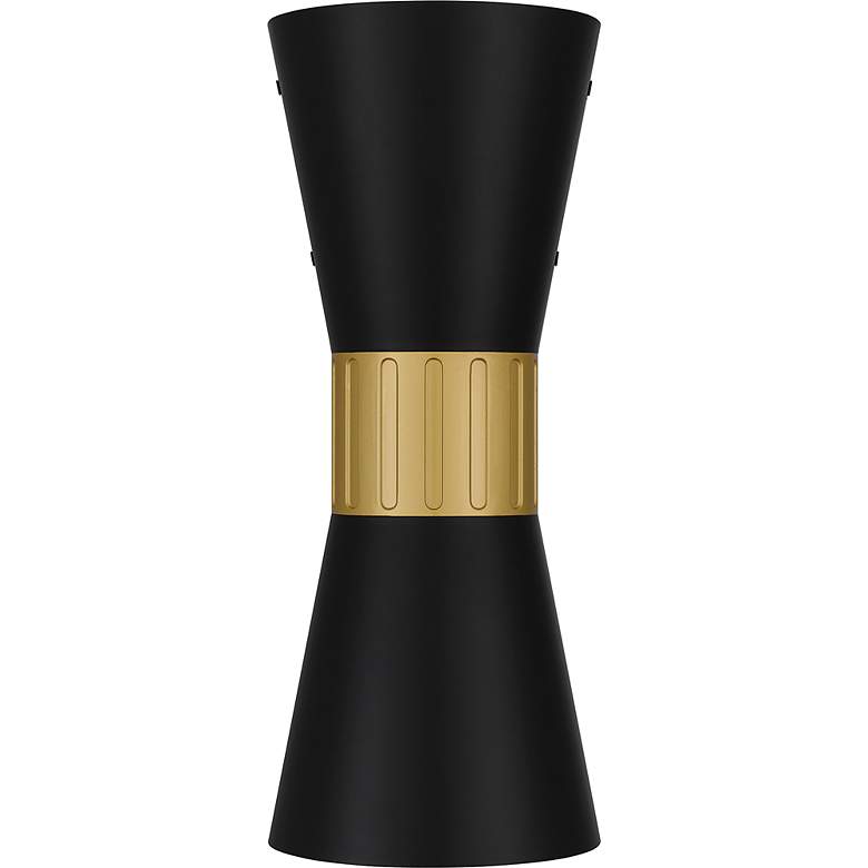 Image 3 Quoizel Dexter 15" High Matte Black LED Outdoor Wall Light more views