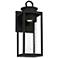 Quoizel Donegal 18 3/4" High Matte Black Outdoor Wall Lantern