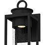 4_Quoizel Donegal 18 3/4" High Matte Black Outdoor Wall Lantern more views