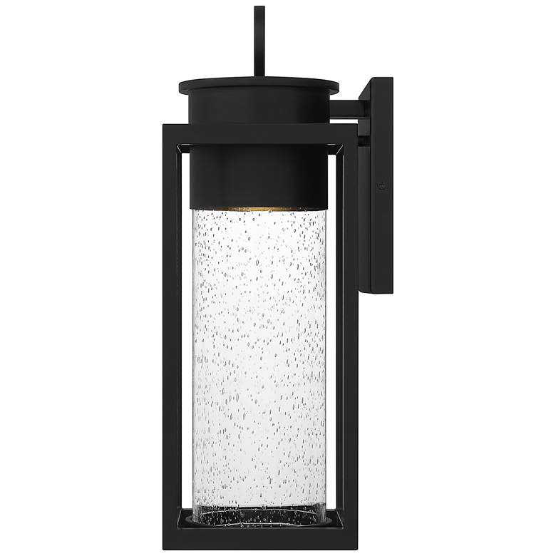 Image 6 Quoizel Donegal 18 3/4 inch High Matte Black Outdoor Wall Lantern more views