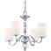 Quoizel Downtown 4-Light 22" Wide Chrome Chandelier