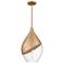 Quoizel Drover 12" Wide Bronze Gold Mini Pendant