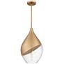 2_Quoizel Drover 12" Wide Bronze Gold Mini Pendant more views