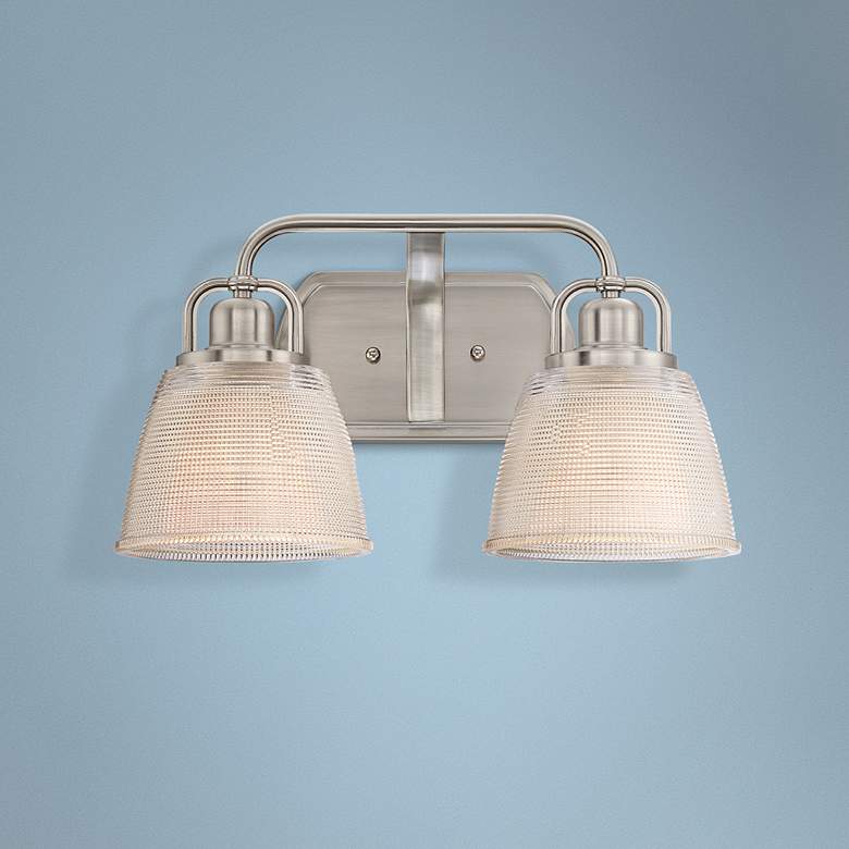 Image 1 Quoizel Dublin 15 3/4" Wide Brushed Nickel Wall Sconce