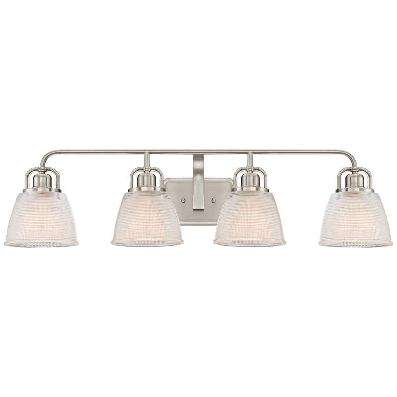 Image 1 Quoizel Dublin 34 1/2" Wide Brushed Nickel Bath Light