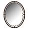 Quoizel Duchess Bronze 24" x 30" Oval Wall Mirror